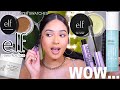 TESTING NEW ELF MAKEUP 2021 | ELF Putty Bronzer, Acne Fighting Putty Primer, Big Mood Mascara & more