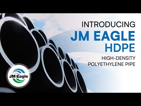 Introducing JM Eagle's HDPE (High-Density Polyethylene) Pipe - video from M EAGLE
