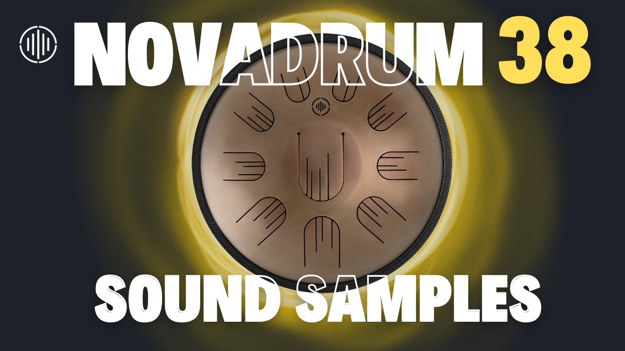 Nova 38 Gold – 15-Inch Steel Tongue Drum, 10 Notes, 432 Hz – YouTube