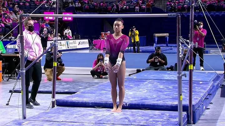 Leanne Wong: Perfect 10 on Uneven Bars Against Ark...