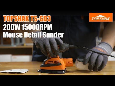 TOPSHAK TS-SD3 200W Mouse Detail Sander - Banggood Tool Sets