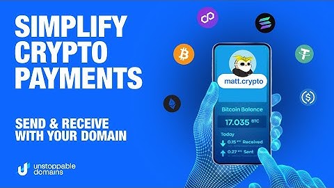 Simply Crypto Payments: Send & Receive with Your Domain
