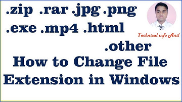 How to Change File Type | Change File Extension on Windows |7, 8,10,11