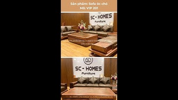 VIP 201 - SOFA GỖ ÓC CHÓ ĐẲNG CẤP - SANG TRỌNG - HIỆN ĐẠI