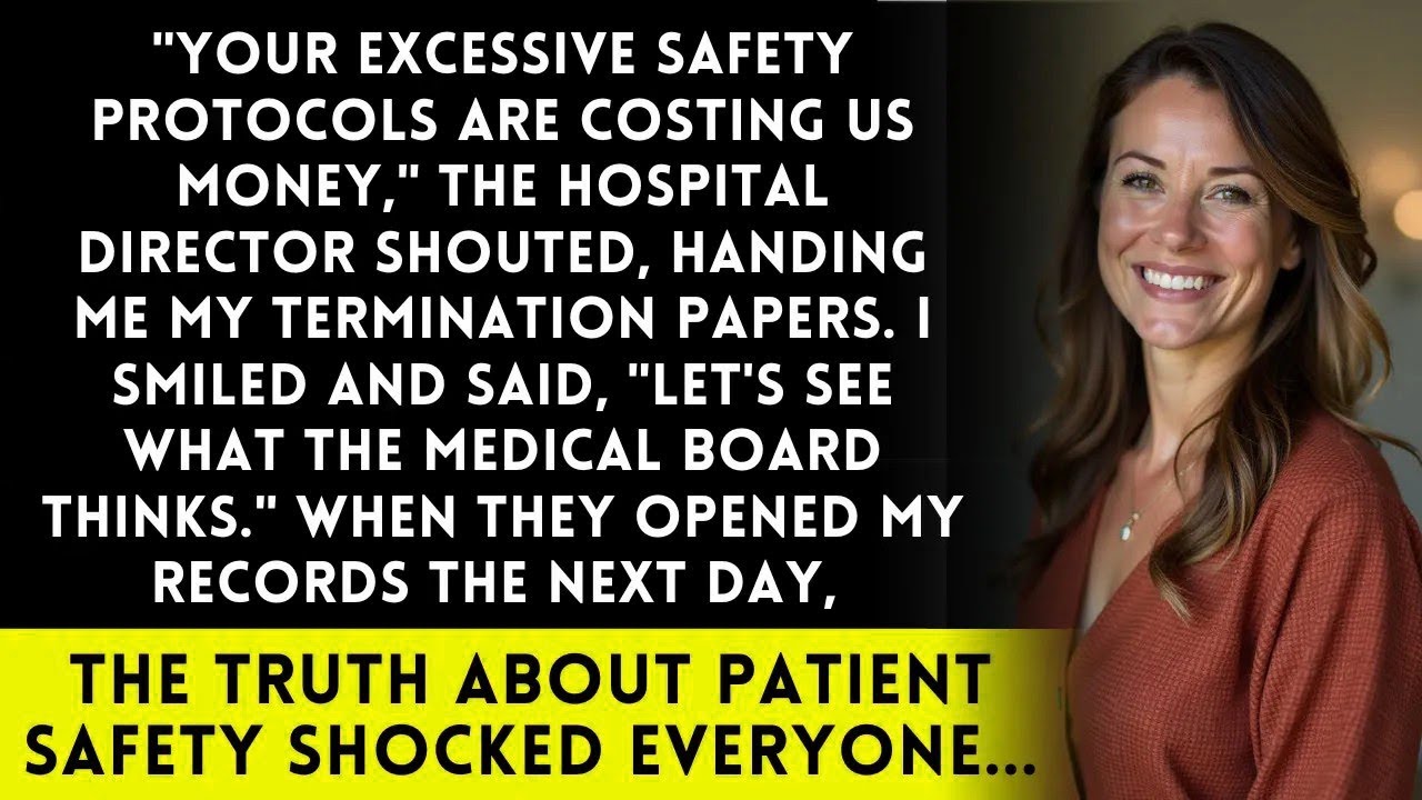 Hospital Director Fired Me For Being 'Too Careful.' Tomorrow's Medical Board Meeting Will Show Why..