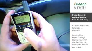  Oregon Scientific WR601N Portable Weather Radio : Electronics