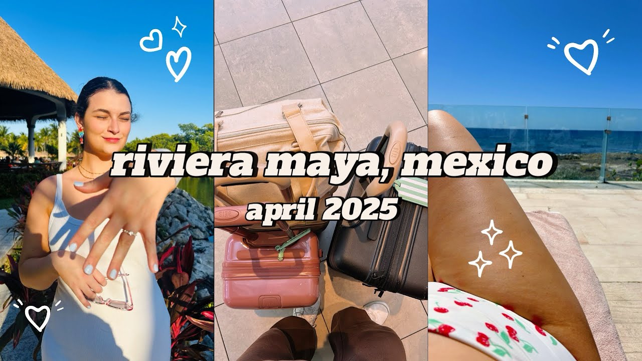 mexico vlog - trs yucatan, celiac all-inclusive experience, getting engaged