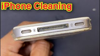 Deep Cleaning iPhone || Phone Cleaning satisfying