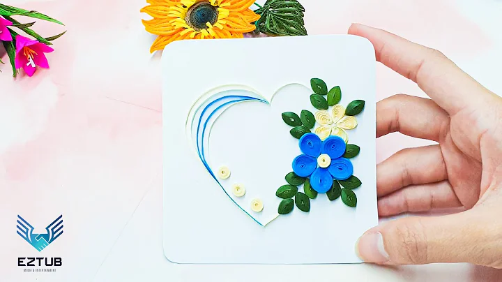 JABN24 Manual Paper Folding Process Quilling Love ...