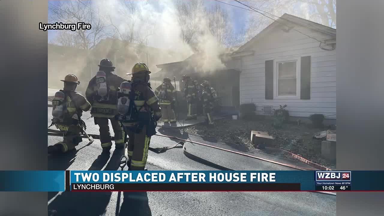 Two Displaced in Lynchburg House Fire - YouTube