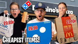 ONLY eating the CHEAPEST items on the menu - FOR 24 HOURS! screenshot 2