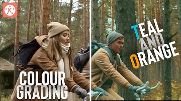 Teal and Orange colour grading in kinemaster