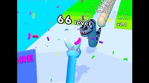 Snake Run Race 3D Running Game - Gameplay Walkthrough Part 1 Levels 1-15 (iOS, Android Gameplay)