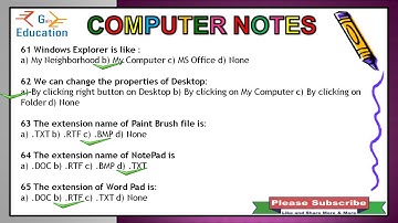 hartron data entry operator exam / hartron setc exam / computer mcq / hartron exam Question ans. 5