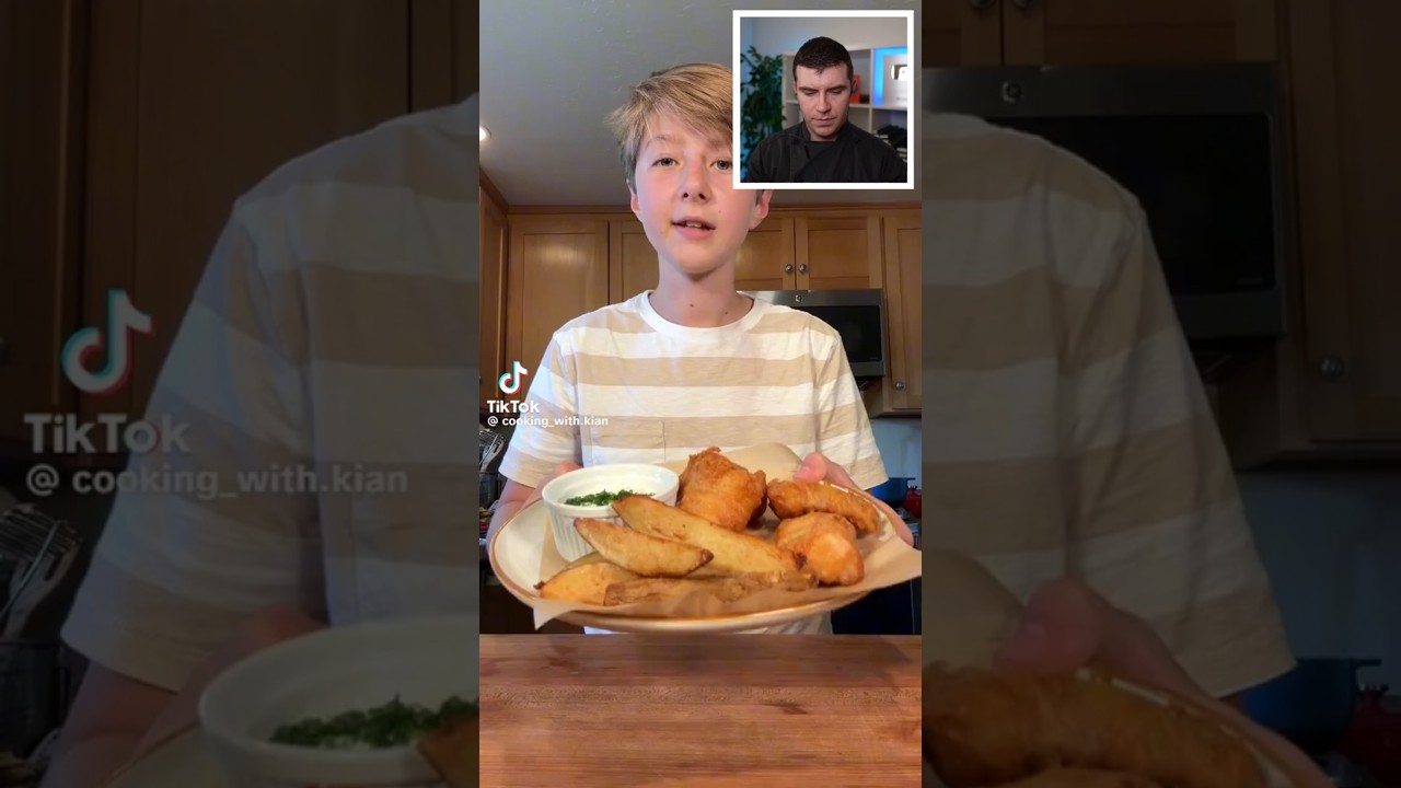 Kian tries Gordon Ramsay’s fish & chips… what could go wrong?