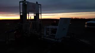 Aphelion Mobile Rocket Engine Test Stand Cold Flow Test