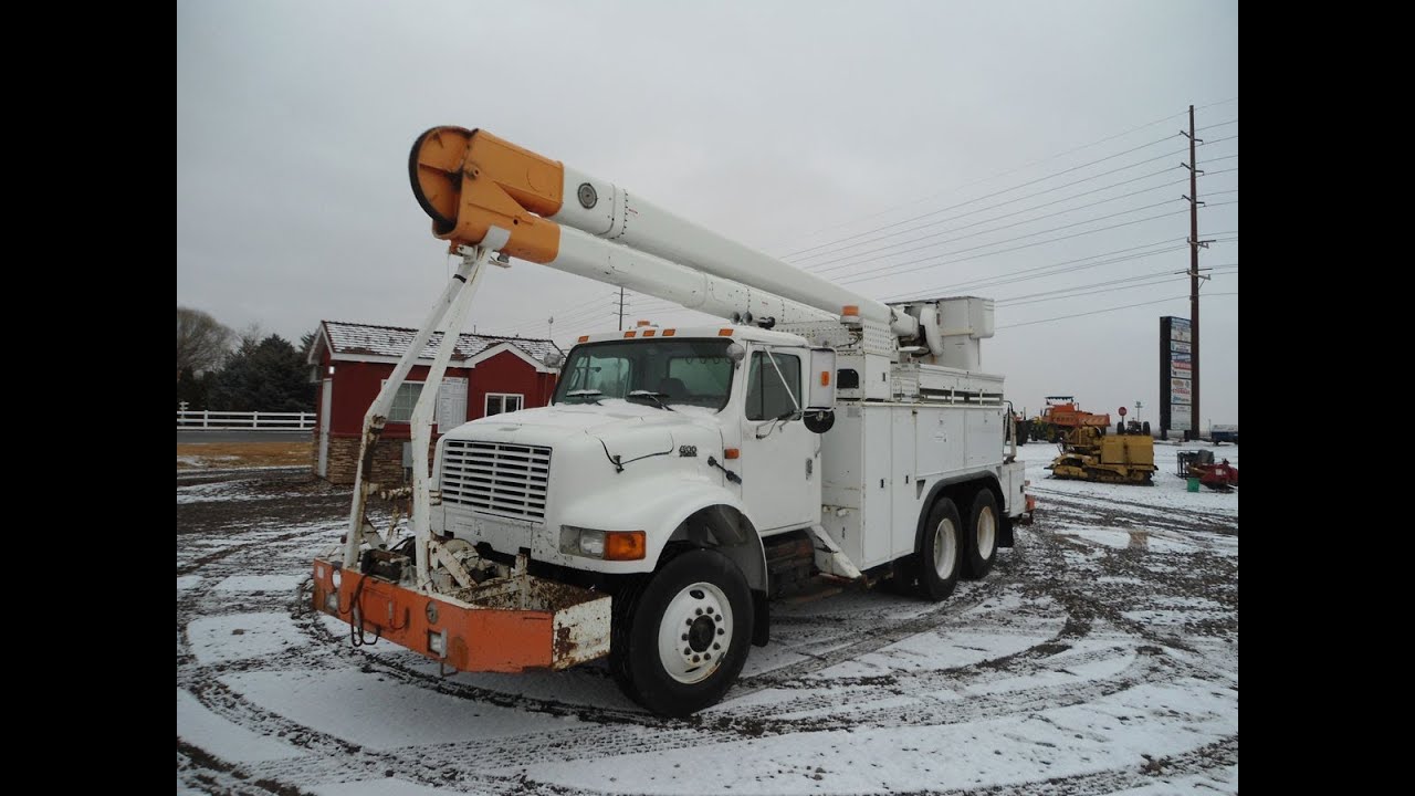 International 50 ft Bucket Truck YouTube