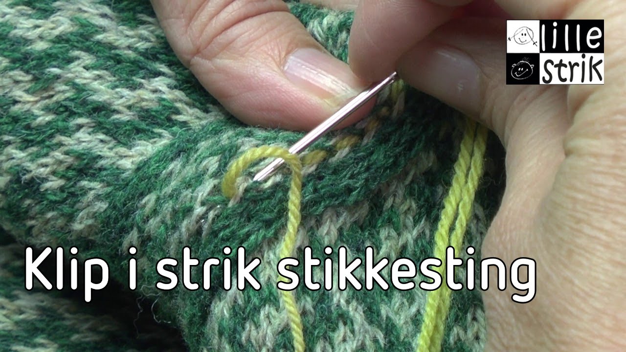 Klip i strik stikkesting | Klip i strik | Strik