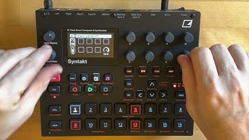 Elektron Syntakt. Techno and Electro Patterns