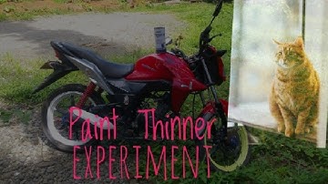 Can a paint thinner improve the performance of a motorcycle and gas mileage