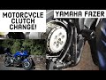 How to Change a MOTORCYCLE CLUTCH | How to check for clutch drag | Yamaha Fz6 S2