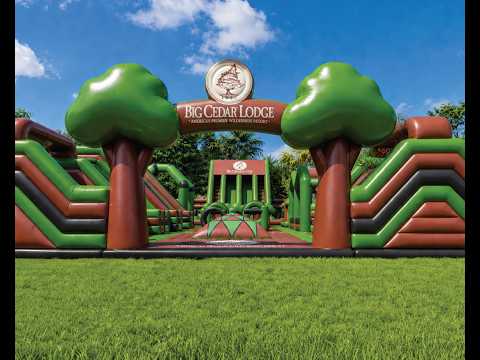 InflatableIsland.co Unveils One-of-a-Kind Custom Inflatable Amusement Park for Big Cedar Lodge
