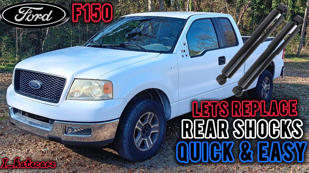 Ford F150 rear shock replacement - step by step DIY guide - YouTube