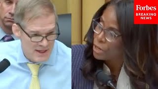 WATCH: Jim Jordan Clashes With Stacey Plaskett During Hearing For FBI Whistleblowers