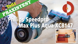 Philips Speedpro Max Plus Aqua XC8147 im Test und Vergleich  - Akkustaubsauger mit Wischmop