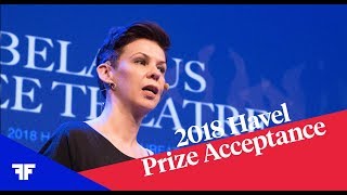 Natalia Kaliada 2018 Havel Prize Acceptance Speech