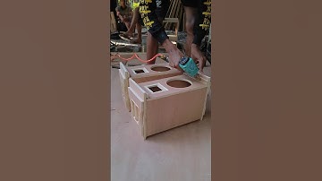 Pembuatan box Line Array 6 inch Single