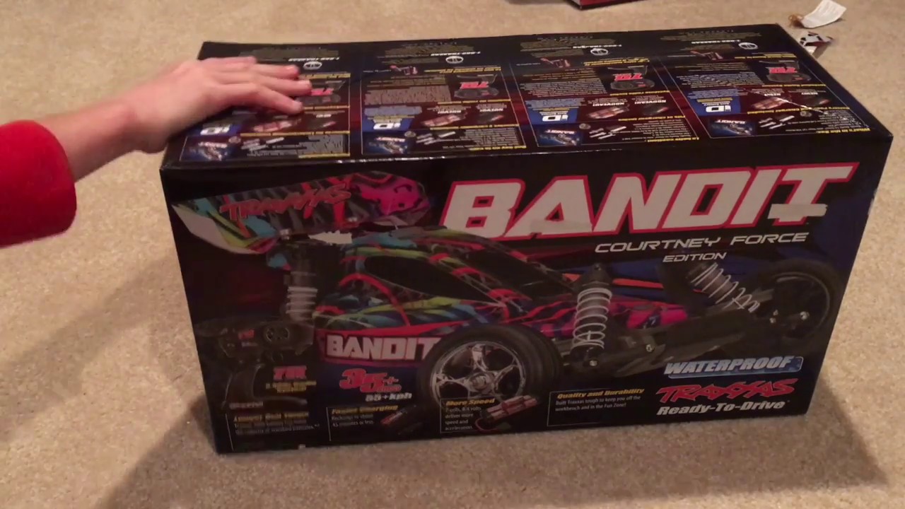 traxxas bandit battery size