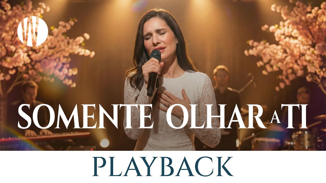 SOMENTE OLHAR A TI [ Playback com letra ] Louvor cover versão By Wellik