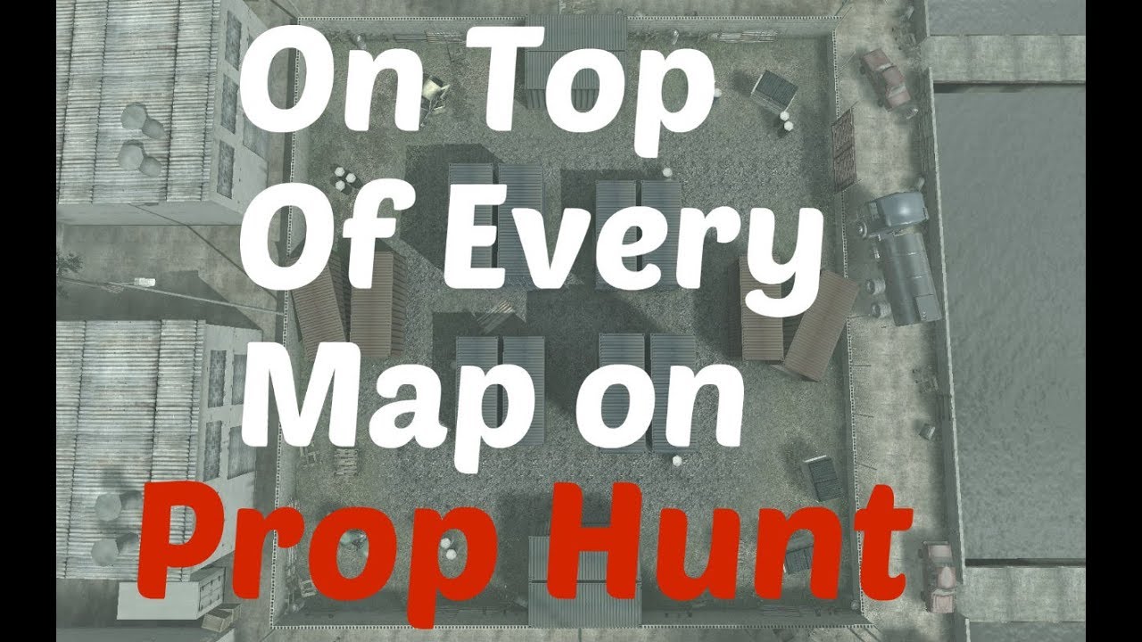 How To Get On Top Of Any Map on Prop Hunt!!!!???? (Voice Tutorial)