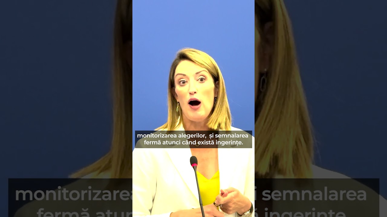 ROBERTA METSOLA, PREȘEDINTA PARLAMENTULUI EUROPEAN
