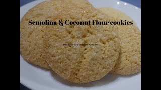 Semolina and Coconut Flour Cookies