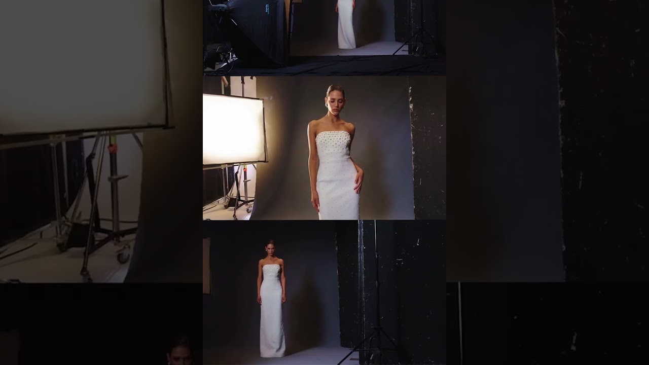 Rebecca Vallance Therese Pearl Gown