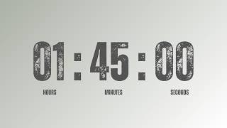 1 Hour 45 Minute Timer | 105 Minute Timer