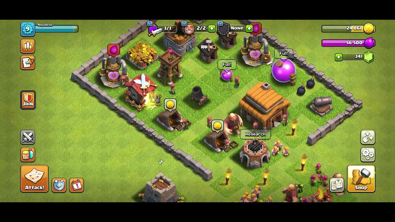 COC Base Destroyer 💥 | Crazy War Battle part 1 