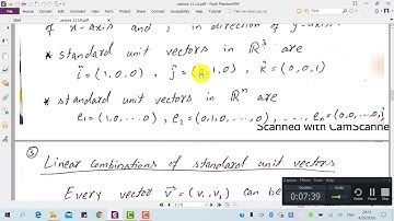 LINEAR ALGEBRA LECTURE 11 PART 1-KFUEIT