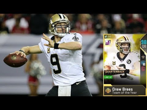 TOTY DREW BREES SLINGING LIKE TONY MONTANA - MADDEN 19 ULTIMATE TEAM