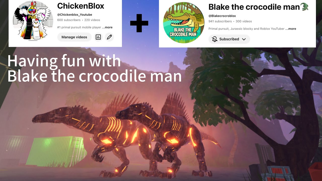 Having fun with Blake the crocodile man | primal pursuit