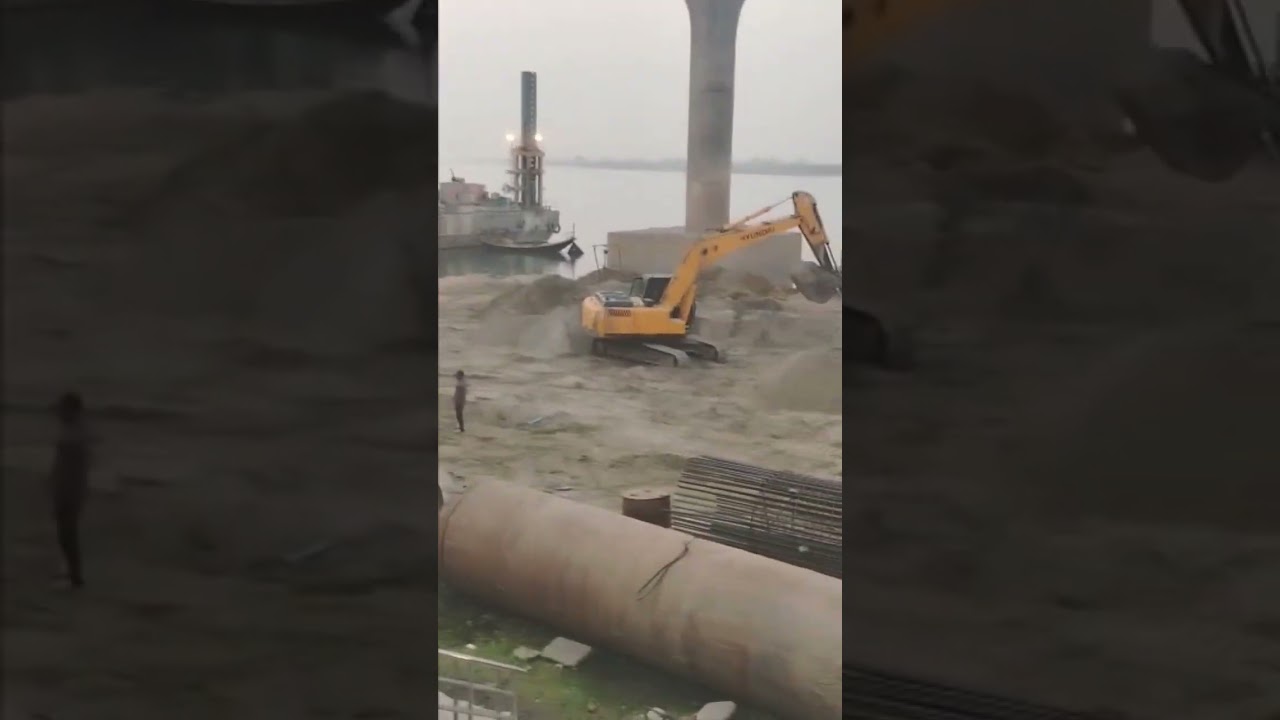 Patna bridge under construction 