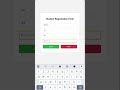 student registration form. #codingforbeginners #websitedevelopment  #physicswallah #websitedomain