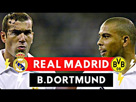 Real Madrid vs Borussia Dortmund 2-1 All Goals & Highlights ( 2003 UEFA Champions League )