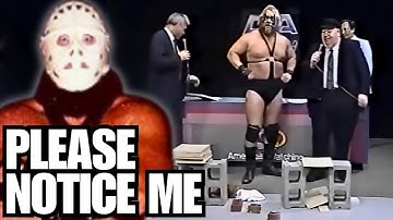 This Wrestler Will Do Anything to Get Your Attention