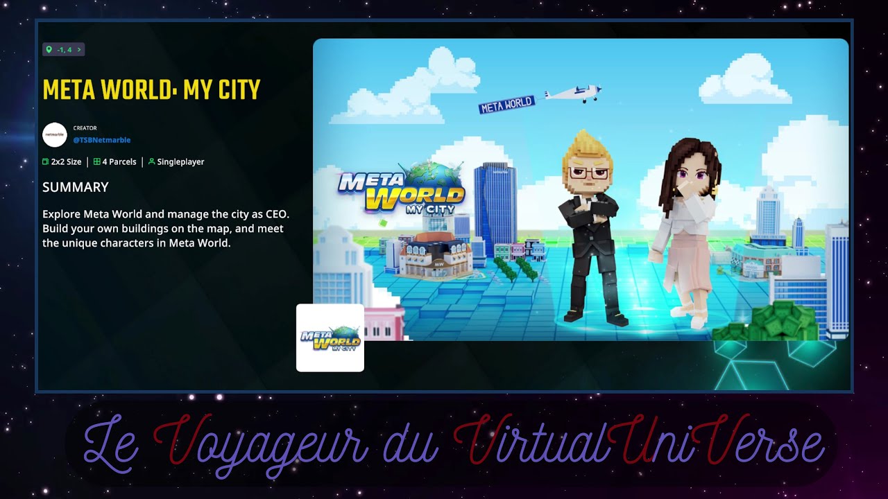 PRESENTATION - Meta World : My City - The Sandbox - YouTube