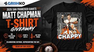 2026 San Francisco Giants Matt Chapman T-shirt Giveaway