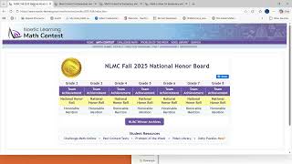 🌟 100/100 Every Year! National #1 in Noetic Learning Math Contest (NLMC) from Grade 3–8