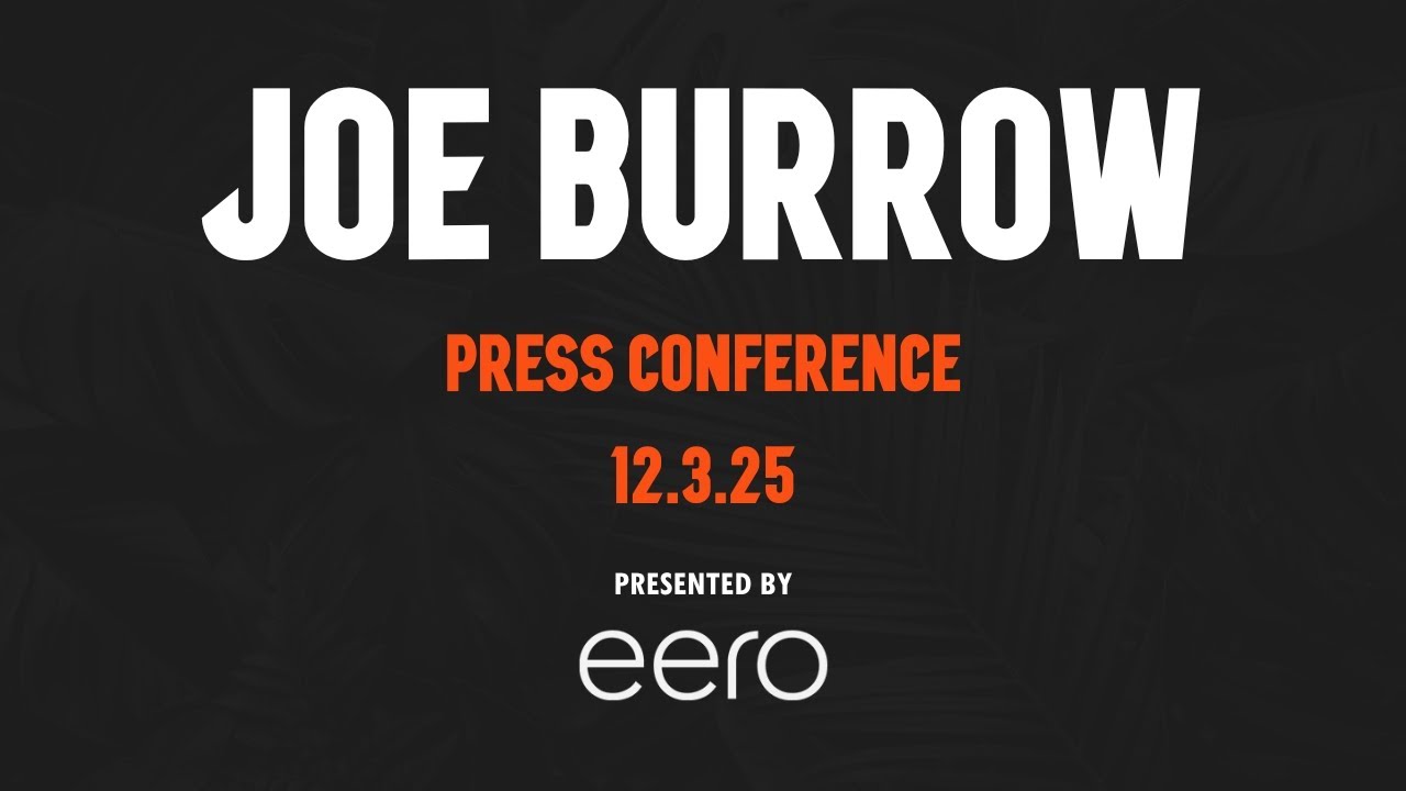 Joe Burrow Press Conference - December 3